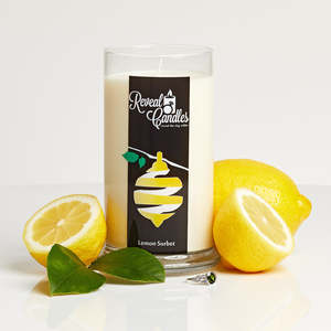 Front Page: Lemon Sorbet Ring Candle