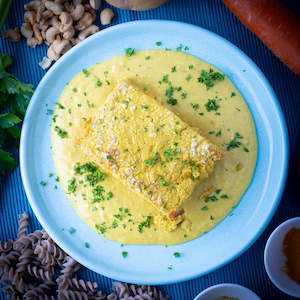 Creamy Mac & Not Cheese Bake w Creamy Cashew Sauce