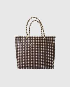 Bag And Baskets: Eco Tote BAG - Cappuccino & Oat White | MT