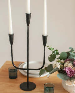 Living: Candle holder 3 Arms  | CT