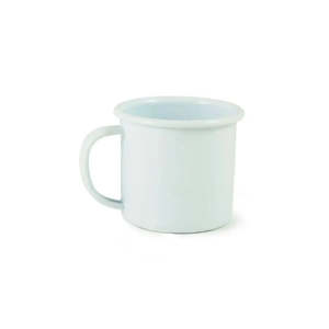 Kitchen: ENAMEL EXPRESSO  MUG - WHITE | REVOLOGY