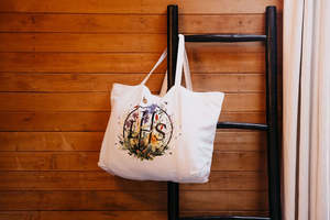Bag And Baskets: Lake Hawea Station Tote - Flowers | LHS