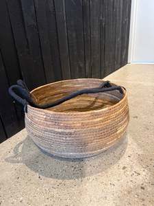 Bag And Baskets: Basket with Black Handle | Revology