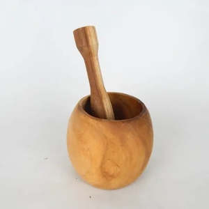 Kitchen: Teak Mortar & Pestle | REVOLOGY
