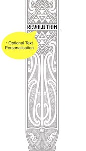 Guitar Straps: Moko Wheku Leather Guitar Strap