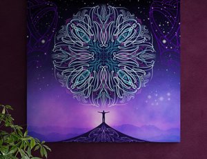 Canvas Art Prints: Hiwa i te Rangi Canvas Art Print | Star of Aspirations and Prosperity
