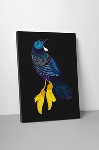 Tui Kowhai Canvas Print