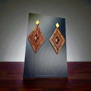 Accessories: Rimu Earrings - Niho Taniwha