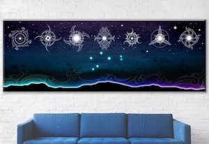 Canvas Art Prints: Matariki Canvas Print