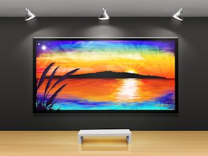 Canvas Art Prints: Kapiti Island Canvas Print