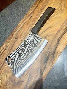 Ringawera Maori Design Heavy Duty Meat Cleaver 250mm