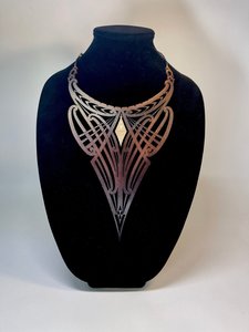 Kotahitanga Leather Statement Neckpiece.