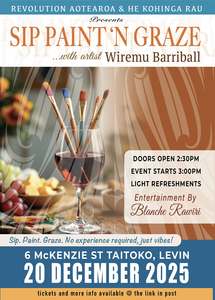 Sip, paint and graze ticket