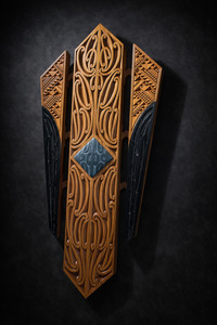 Kowhaiwhai Panel Huia Key