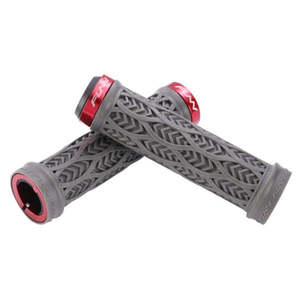 Handlebar Grips: Funn Combat III Grips Unique Wave Pattern