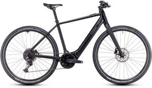 Cube Editor Hybrid Pro 400X Black n Spectral | Commuter E-Bike | 2025