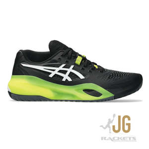 Asics Resolution X Mens Tennis Shoe Green/Black