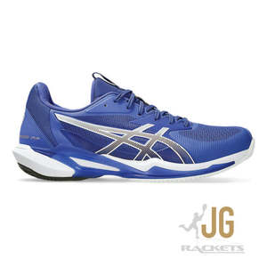 Asics: Asics Solution Speed FF 3 (Herringbone) Mens Tennis Shoe Dark Blue/Cobalt