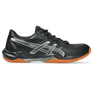 Asics: Asics Gel Rocket 12 Mens Squash Shoe Black/Gunmetal