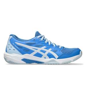 Asics: Asics Gel Rocket 11 Womens Indoor Shoe Blue Coast/White