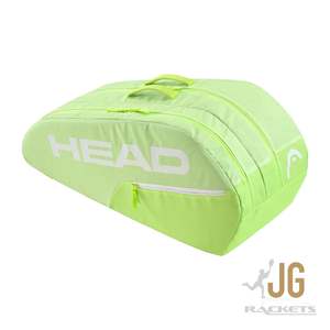 Tennis Bags: Head Base Tennis Bag Yellow Medium 6 Racket