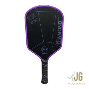 Pickleball Paddles: Six Zero Black Diamond Power 16mm Amethyst Pickleball Paddle