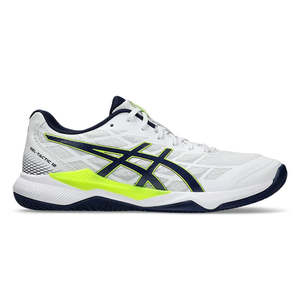 Mens Squash Shoes: Asics Gel Tactic 12 Mens Squash Shoe White/Blue Expanse