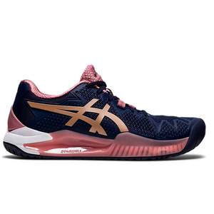 Asics Sale: Tennis Shoe ASICS Resolution 8 WOMEN (Hardcourt)  Peacoat/Rose Gold