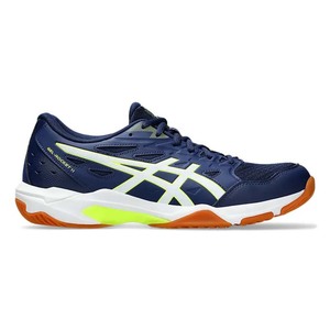 Pickleball Shoes: Asics Gel Rocket 11 Mens Squash Shoe Blue Expanse/Safety Yellow