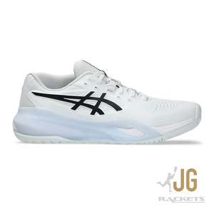 Asics Gel Resolution X Wide White/Black Mens Tennis Shoe