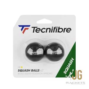 Squash Sale 2020: Tecnifibre Single Dot Squash Ball 2 Pack