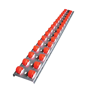 Products: MWT1 – One Row Mini Wheel 2440mm Track 54 Wheels - Rex Industrial Equipment NZ