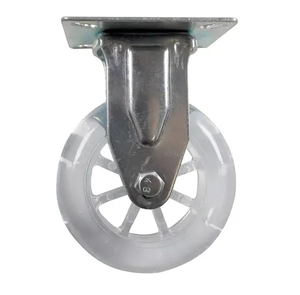 Fixed Plate Castor 100mm Polyurethane 70kg – EHI100DCF - Rex Industrial Equipment NZ