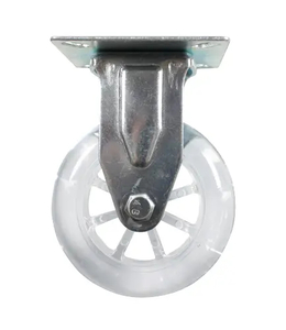 Fixed Plate Castor 75mm Polyurethane 60kg – EHI75DCF - Rex Industrial Equipment NZ