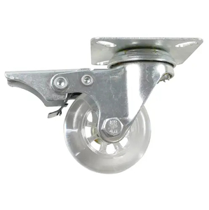 Swivel Plate Brake Castor 50mm Polyurethane 40kg – EHI50DCPB - Rex Industrial Equipment NZ