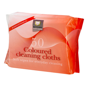 Coloured Cleaning Cloths Reynard Health Supplies