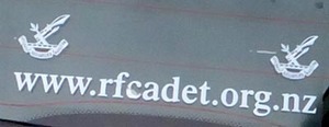 Products: Web address sticker – RF Cadet Association