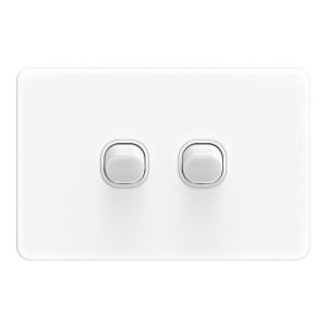 Products: 2 Gang Switch White