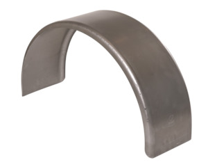 Light Trailer - Single round bare steel mudguards - Rhino Manufacturing NZ