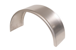 Light Trailer - Single round aluminium smooth mudguards - Rhino Manufacturing NZ