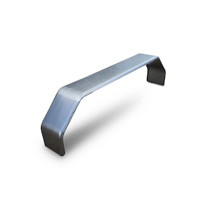 Light Trailer - Tandem flat top bare steel mudguards - Rhino Manufacturing NZ