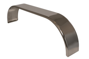 Light Trailer - Tandem round stainless steel mudguards - Rhino Manufacturing NZ