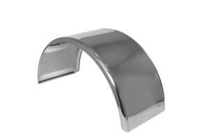 Stainless Steel Smooth Mudguard - Singles - Rhino Manufacturing NZ