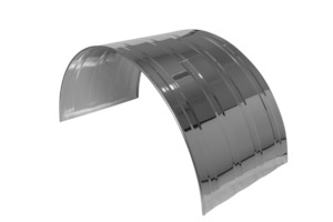 Stainless Steel Rod Edged Mudguard - Duals - Rhino Manufacturing NZ