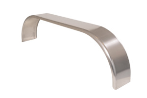 Light Trailer - Tandem round aluminium smooth mudguards - Rhino Manufacturing NZ