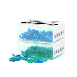 Deep Margin Elevation Wedge – Green & Blue – 100 Pack