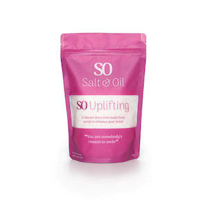 Salt Oil: SO Uplifting Bath Salts, 450g pouch