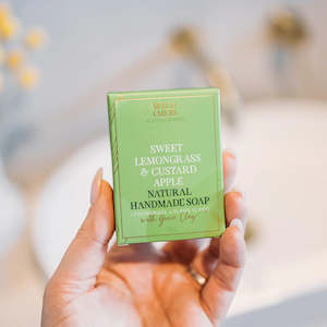 Bathroom: Wild Emery Sweet Lemongrass & Custard Apple Soap