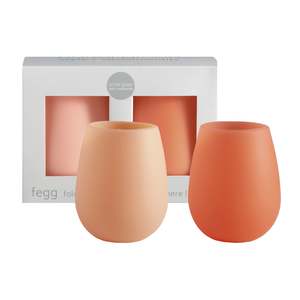 Porter Green | Fegg | Silicone Unbreakable Glasses | Cantaloupe + Tangelo