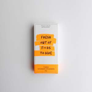 Bathroom: Wild Emery Fresh Out Of F*cks - Cheeky Neon Steamer 3 Pack